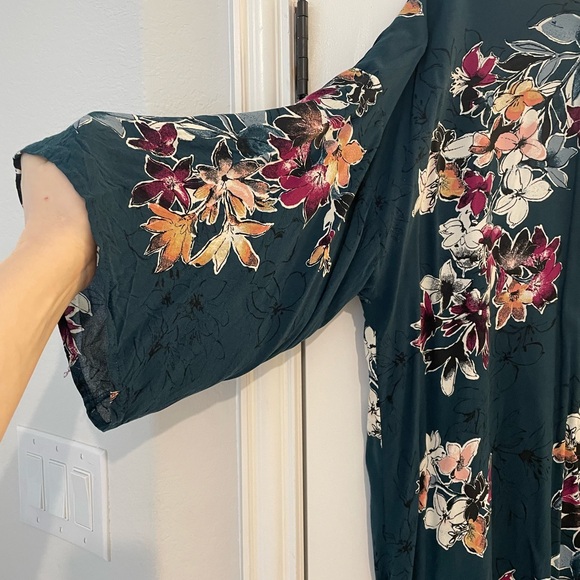 Floral Kimono Bathing Suit Cover Up EUC - Picture 3 of 5